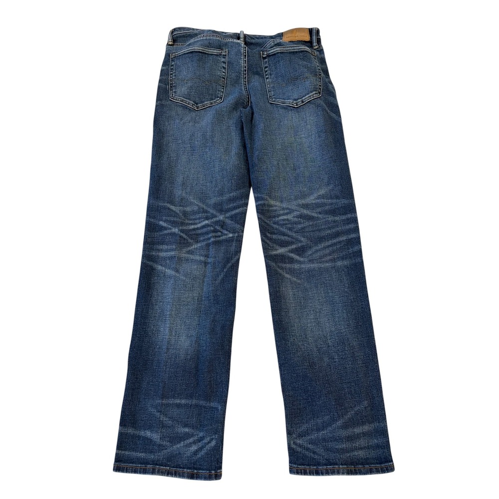 American Eagle Airflex+ Straight Jeans Mens 30x30 (Tag 30x32) Dark Wash Denim‎ - Picture 2 of 7